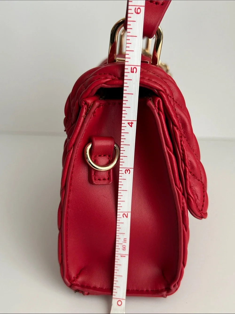 Anne Klein - Vibrant red mini satchel